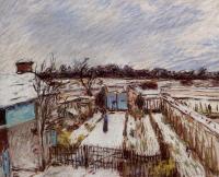 Sisley, Alfred - The Garden under the Snow